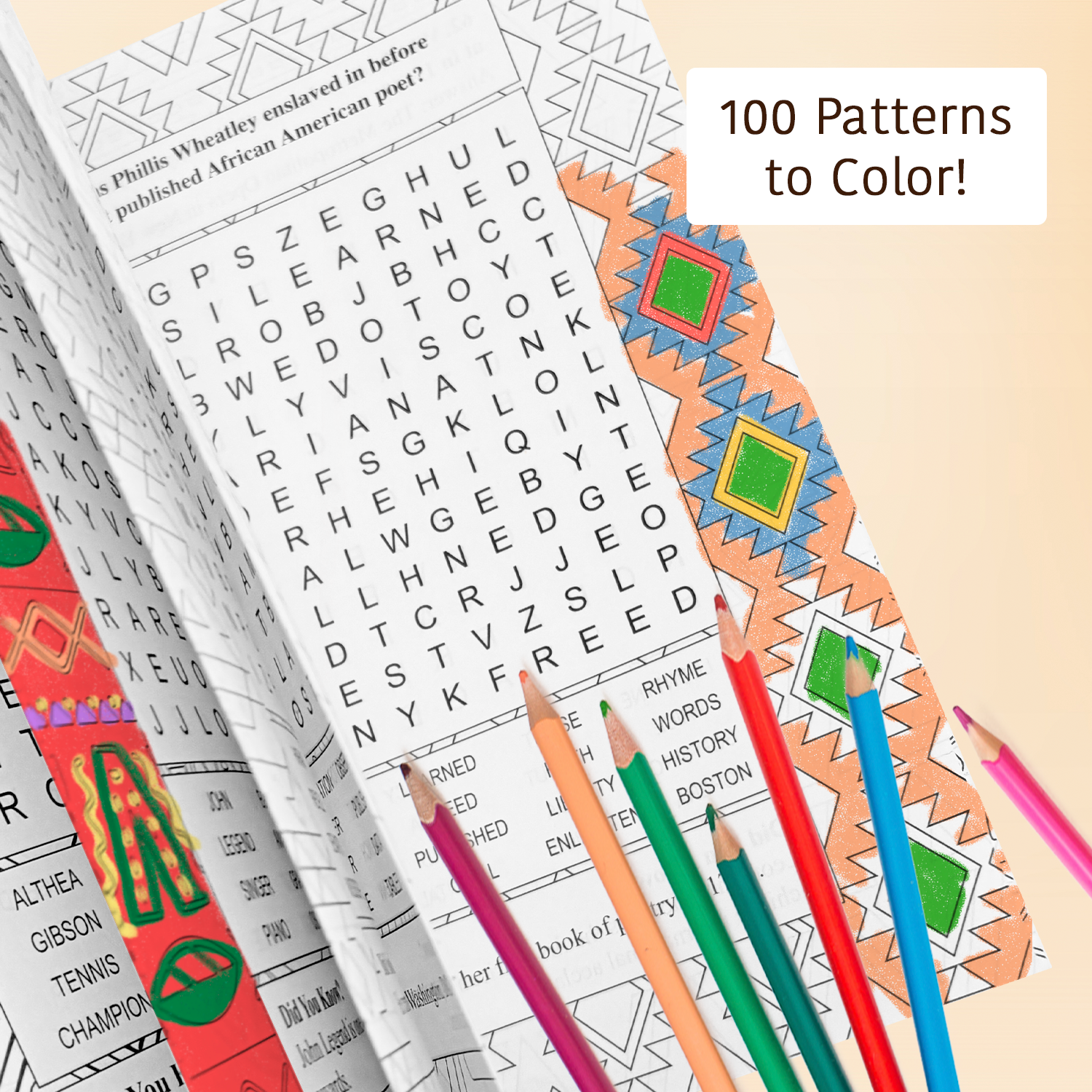 Black Heritage Word Search Book