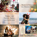 Gold Nativity Christmas Card