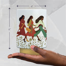 Woman With God LED candle