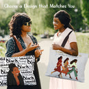 Woman with God Canvas Bag