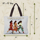 Woman with God Canvas Bag