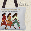 Woman with God Canvas Bag