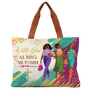 With God All Things Canvas Bag