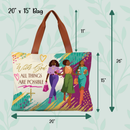 With God All Things Canvas Bag