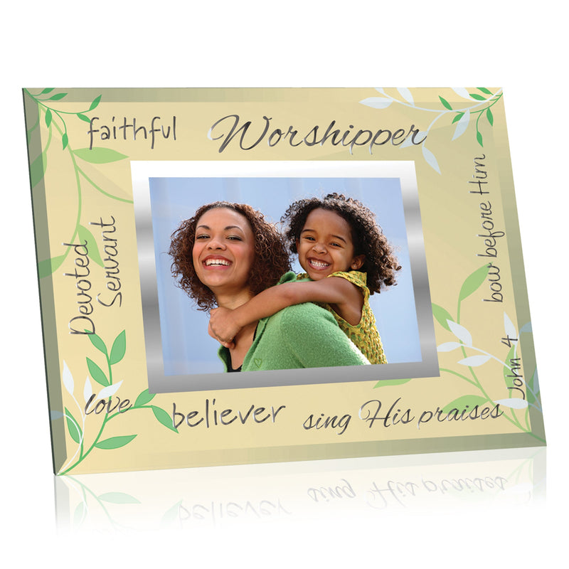 GLASS PHOTO FRAME - WORSHIPPER