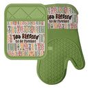 Too Blessed to Be Stressed Mitt/Pot Holder Set
