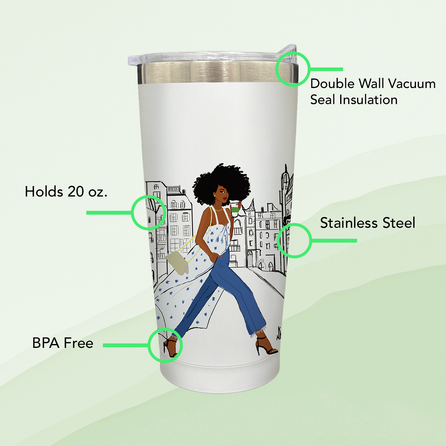 Keepin' It Moving Small Tumbler