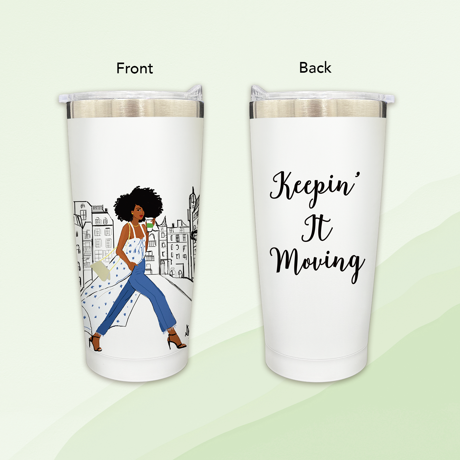 Keepin' It Moving Small Tumbler