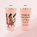 Woman With God Small Tumbler