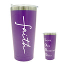 Faith Small Tumbler (Purple)