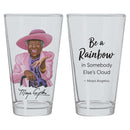 DRINKING GLASS SET 5 - MAYA ANGELOU