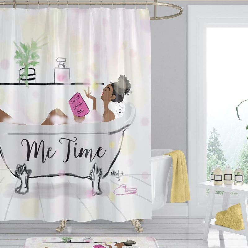 ME TIME SHOWER CURTAIN