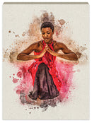 Blessed Watercolor Stretched Canvas (Medium)