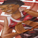 Red and White Blanket