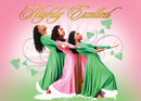 C917 Three Ladies Pink and Green Christmas Card