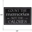 COUNT MEMORIES WALL PLAQUE