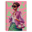 PINK AND GREEN JOURNAL