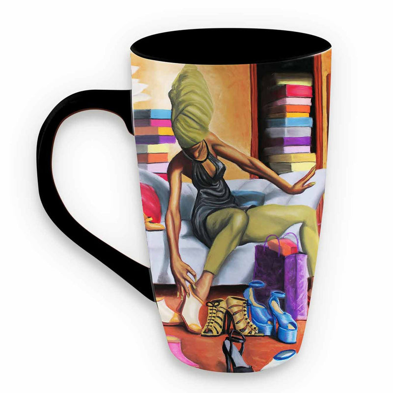 Dion Jay Shoe Addict Latte Mug