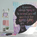 MAYA ANGELOU AMAZING SHOWER CURTAIN