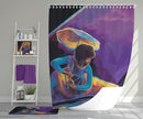PRAISE DANCER WITH UMBRELLA SHOWER CURTAIN