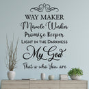 WAY MAKER WALL DECAL